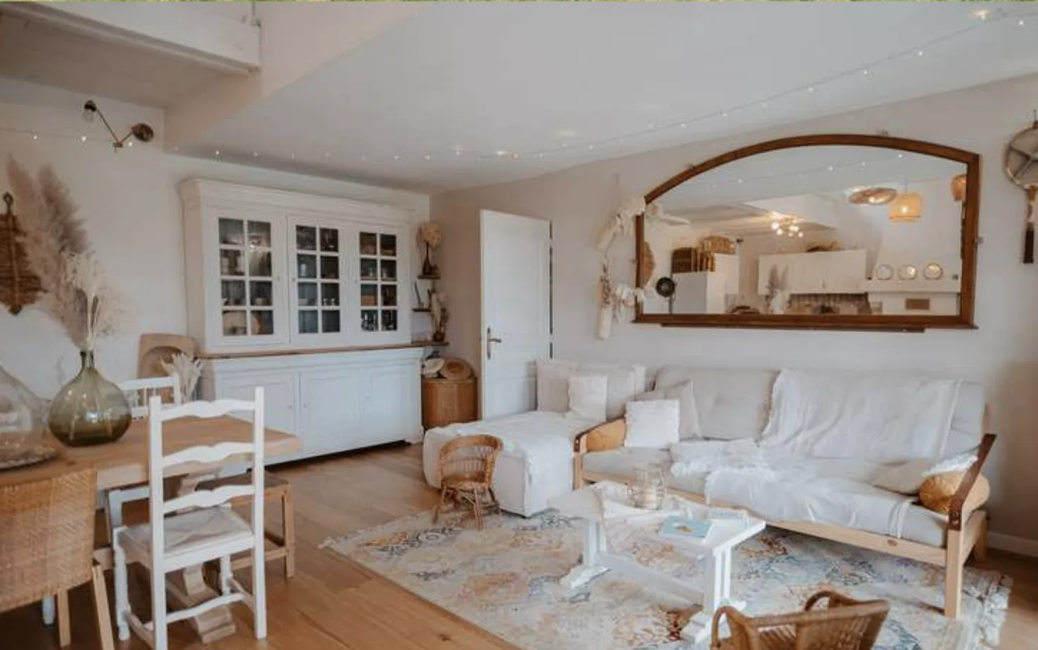 Salon cosy du gîte des mariés — Domaine de La Ruade